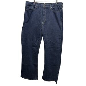 Banana Republic Jeans Women's 33 Dark Blue High Rise Flare Stretch Denim